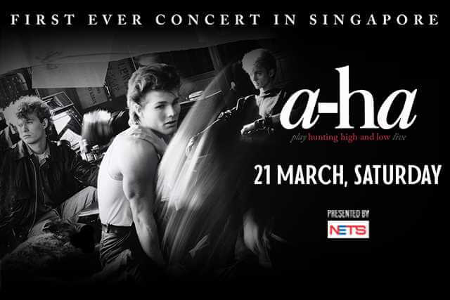 A-HA TO PERFORM ON MARCH 21 IN SINGAPORE